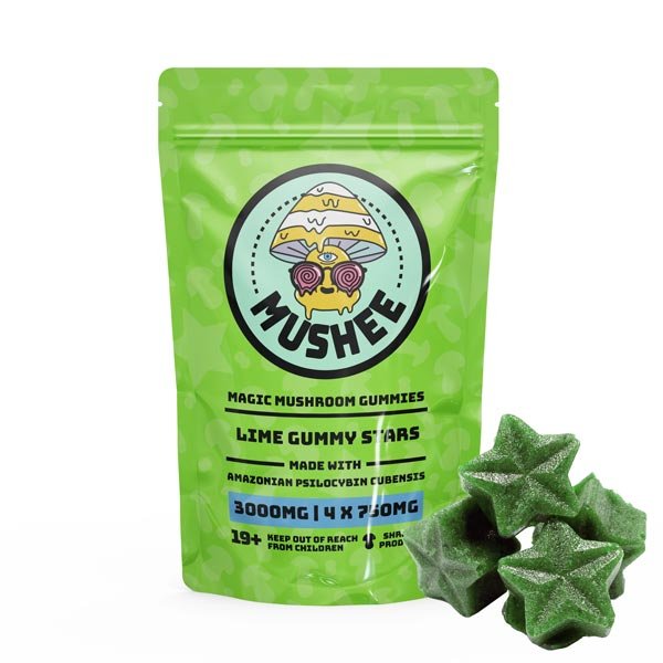 mushee edibles lime Gummy Stars